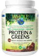 Whole Earth & Sea Pure Food Fermented Organic Protein & Greens (Organic Chocolate) - 710g