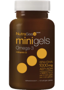 Nutra Sea + D Mini Gels Omega-3 + Vitamin D (Fresh Mint) - 120 Softgels