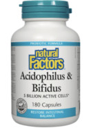 Acidophilus & Bifidus Regular Strength - 180 Caps