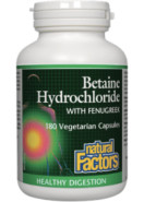 Betaine HCL 500mg - 180 V-Caps