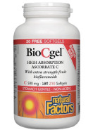 Bio C Gel (Enhanced Vit. C) 500mg - 180 + 30 Softgels FREE