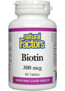 Biotin 300mcg - 90 Tabs