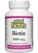 Biotin 5,000mcg - 60 V-Caps