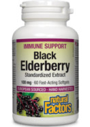 Black Elderberry Extract 100mg - 60 Softgels
