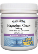 Stress-Relax Magnesium Citrate Powder 300mg (Tropical) - 250g