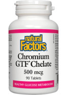 Chromium GTF Chelate 500mcg - 90 Tabs