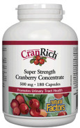 CranRich Super Strength Cranberry Concentrate 500mg - 180 Caps