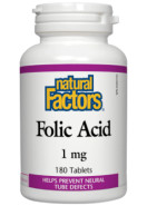 Folic Acid 1mg - 180 Tabs