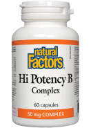 Hi Potency B-Complex 50mg - 60 Caps