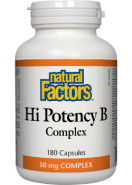 Hi Potency B-Complex 50mg - 180 Caps