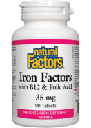 Iron Factors 35mg - 90 Tabs