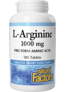 L-Arginine 1,000mg - 180 Tabs