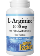 L-Arginine 1,000mg - 180 Tabs