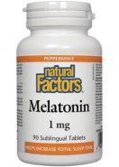 Melatonin 1mg (Peppermint) - 90 Sublingual Tabs