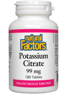 Potassium Citrate 99mg - 180 Tabs