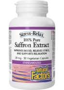 Stress-Relax Saffron Extract (100% Pure) 28mg - 30 V-Caps