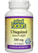 Ubiquinol Qh Active CoQ10 100mg - 60 Softgels