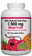 Vitamin C 500mg (Mixed Fruit) Chewable - 180 Wafers