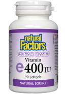 Vitamin E Clear Base 400iu - 90 Softgels