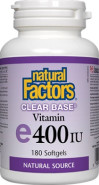 Vitamin E Clear Base 400iu - 180 Softgels