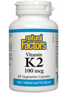 Vitamin K2 100mcg (Mk-7) - 60 V-Caps