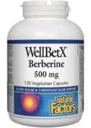 WellBetX Berberine 500mg - 120 V-Caps