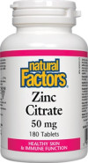 Zinc Citrate 50mg - 180 Tabs