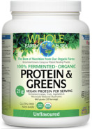 Whole Earth & Sea Pure Food Fermented Organic Protein & Greens (Unflavoured) - 640g