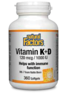 Vitamin K + D - 360 Softgels