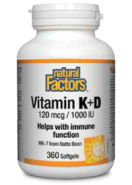 Vitamin K + D - 360 Softgels