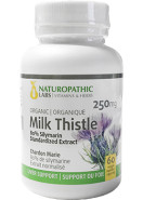 Milk Thistle (Organic) 250mg 80% Sylmarin - 60 V-Caps 