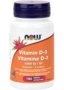 Vitamin D3 1,000iu - 180 Chew Tabs