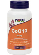 CoQ10 60mg + Omega-3 Fish Oil & Lecithin - 60 Softgels