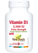 Vitamin D3 2,500iu Extra Strength - 180 Softgels