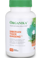 Siberian Tiger Ginseng 500mg - 100 Tabs - Organika