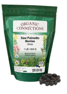 Saw Palmetto Berries (Wild Crafted Whole) - 454g
