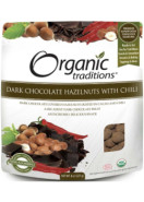 Dark Chocolate Hazelnuts Covered With Chili (Organic) - 227g