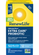 Ultimate Flora Extra Care Probiotic 50 Billion (Shelf Stable) - 72 V-Caps