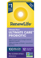 Ultimate Flora Ultimate Care Probiotic 100 Billion - 14 V-Caps - Renew Life