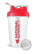 Shaker + Mixer Ball & Carrying Toggle (Red BPA Free) - 450ml