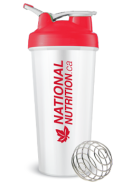 Shaker + Mixer Ball & Carrying Toggle (Red BPA Free) - 700ml