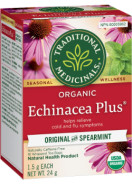 Organic Echinacea Plus Tea (Original With Spearmint) - 16 Tea Bags