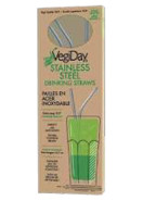 Stainless Steel Straw Set - 4 Straws + Brush