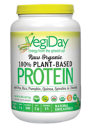Vegiday Raw Organic Protein (Unflavoured) - 741g