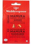 Organic Manuka Honey Drops (Ginger) - 120g