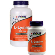 L-Lysine 500mg - 250 + 100 Caps FREE