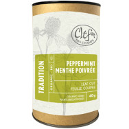 Tradition Peppermint Leaf Cut (Loose Tea Organic, Tube) - 40g