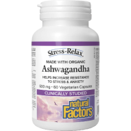 Stress-Relax Ashwaganda 600mg - 60 V-Caps