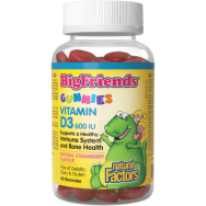 Big Friends Vitamin D3 600iu (Strawberry) - 60 Gummies