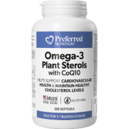 Omega-3 Plant Sterols With CoQ10 - 120 Softgels